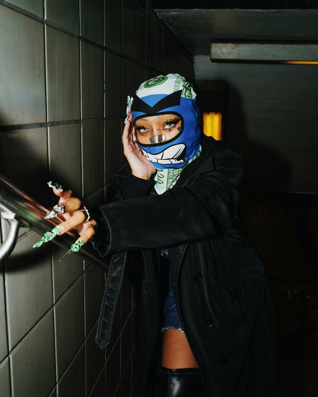 MONEY BOY SKI MASK (BLUE)