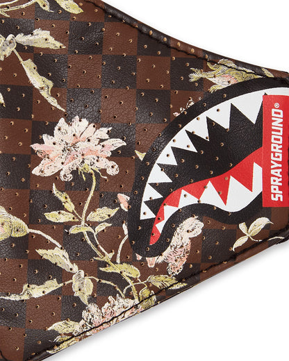 SHARKFLOWER VEGAN LEATHER FACE MASK