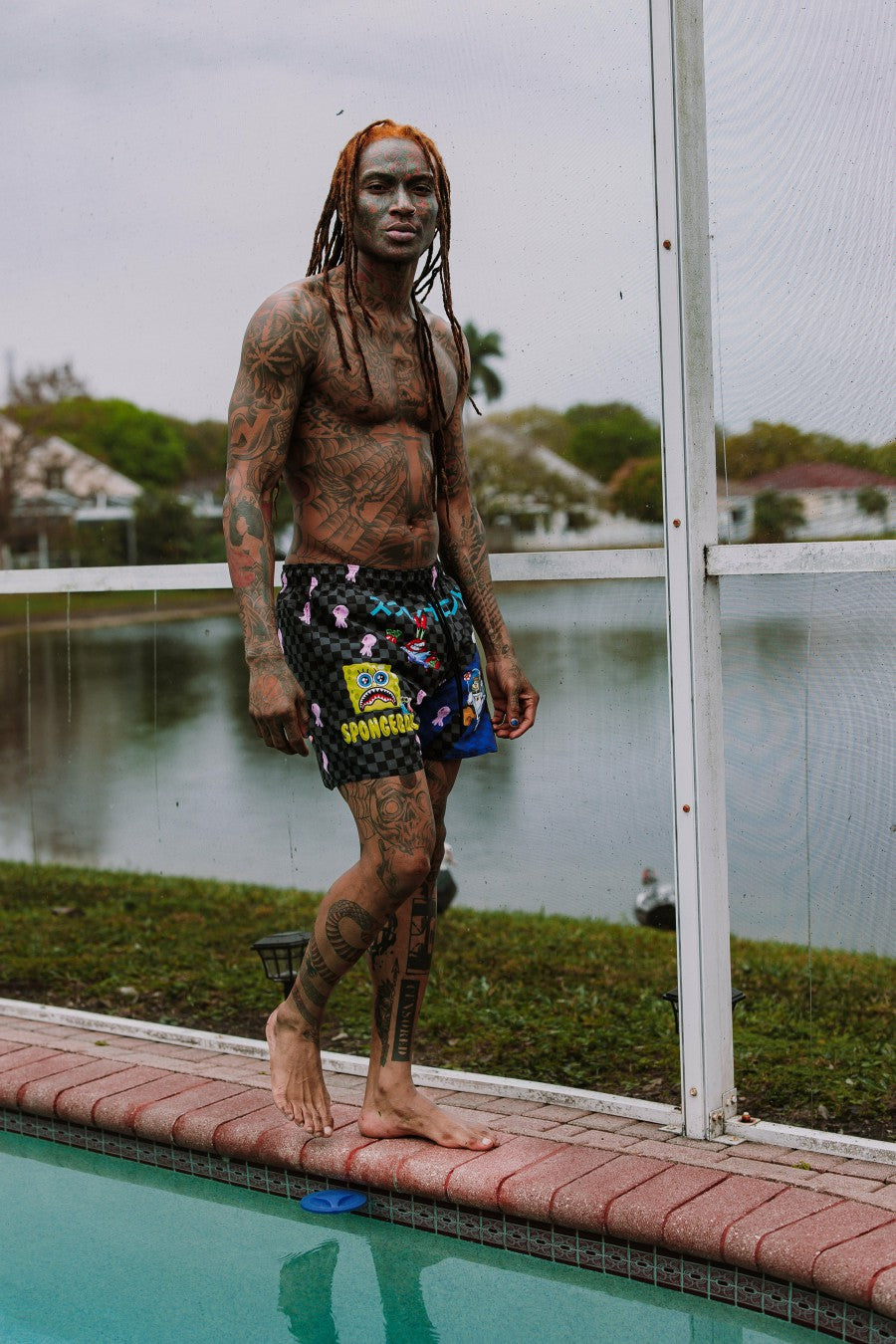 SPONGEBOB TOKYO BUBBLE SWIM SHORTS