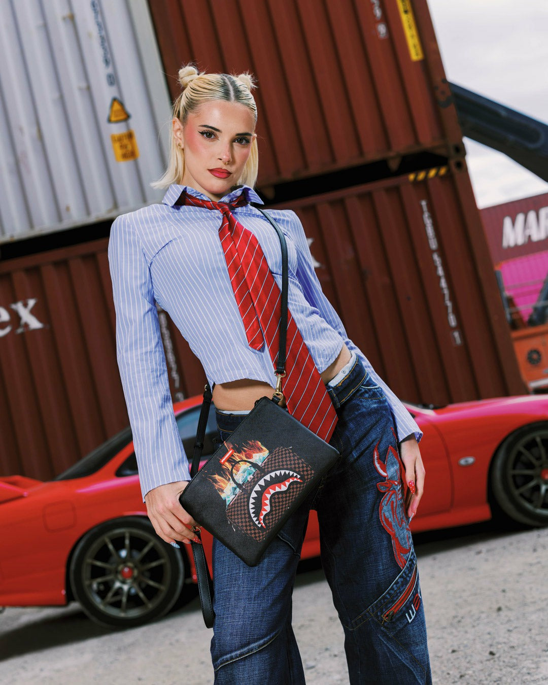 MONEY BAG DOUBLE TAKE CROSSOVER CLUTCH
