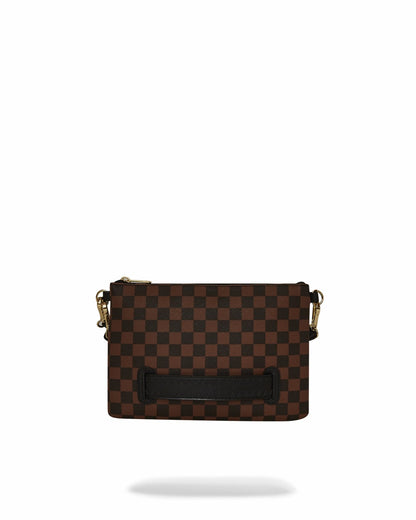 SAWTOOTH SHARKS IN PARIS CROSSOVER CLUTCH