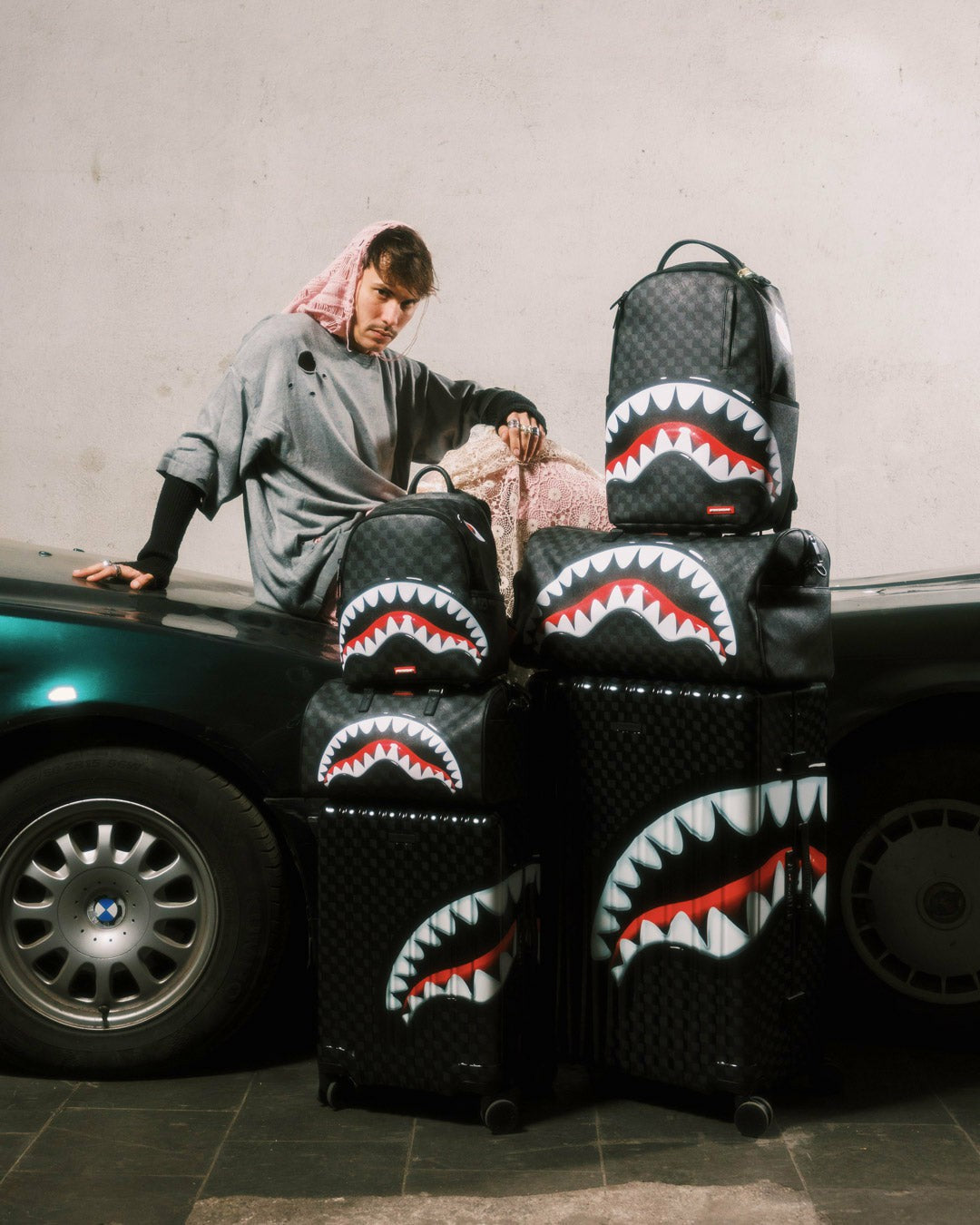 SHARKS IN PARIS HYPER PUFF DUFFLE