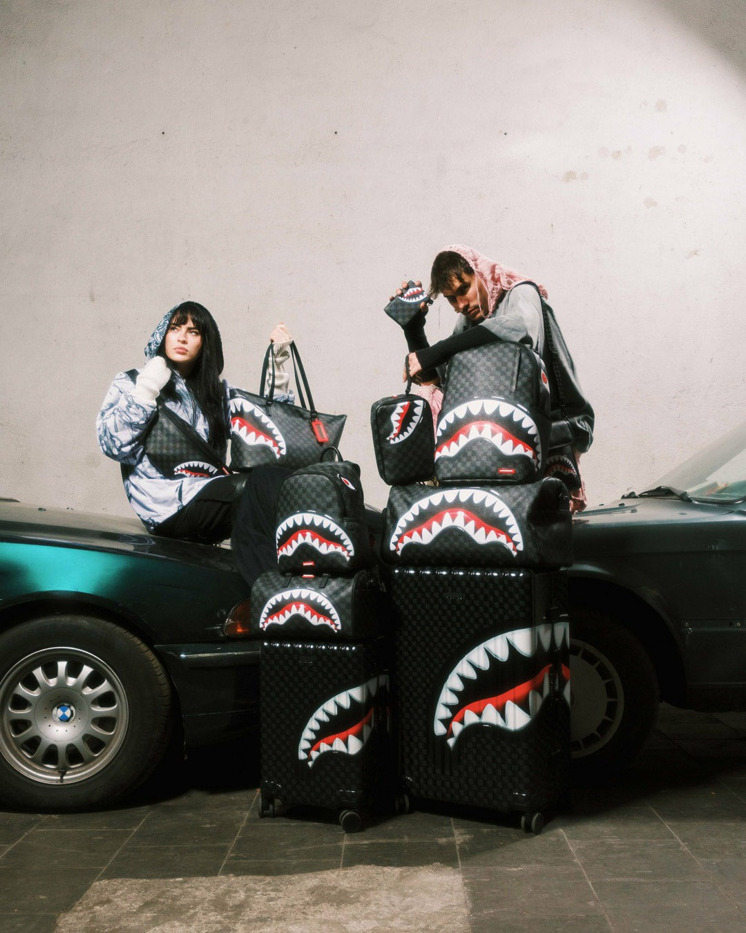 SHARKS IN PARIS HYPER PUFF DUFFLE