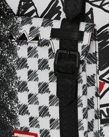 SCRIBBLE DRIBBLE CHECK HILLS BACKPACK