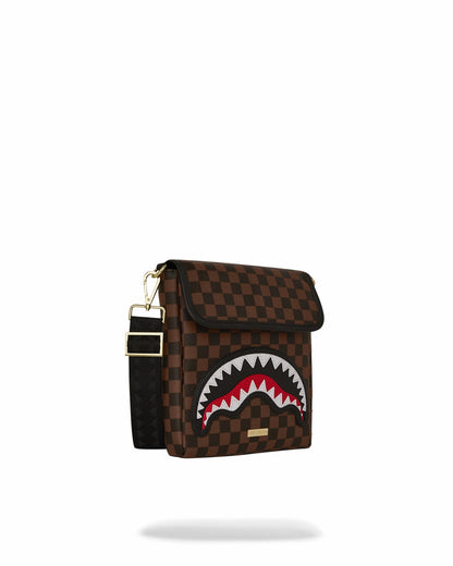 SAWTOOTH SHARKS IN PARIS MESSENGER SLING
