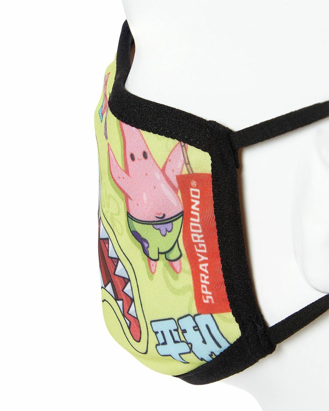 ADULT SPONGEBOB JAPAN SHARK FORM FITTING FACE-COVERING