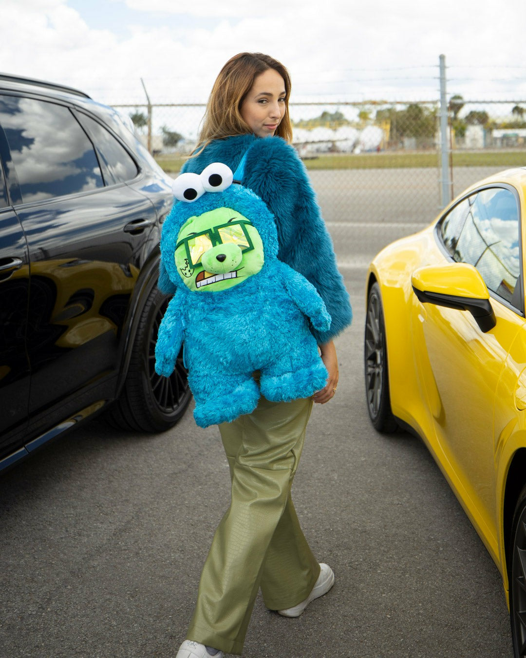MONEY "COOKIE" BEAR TEDDYBEAR BACKPACK