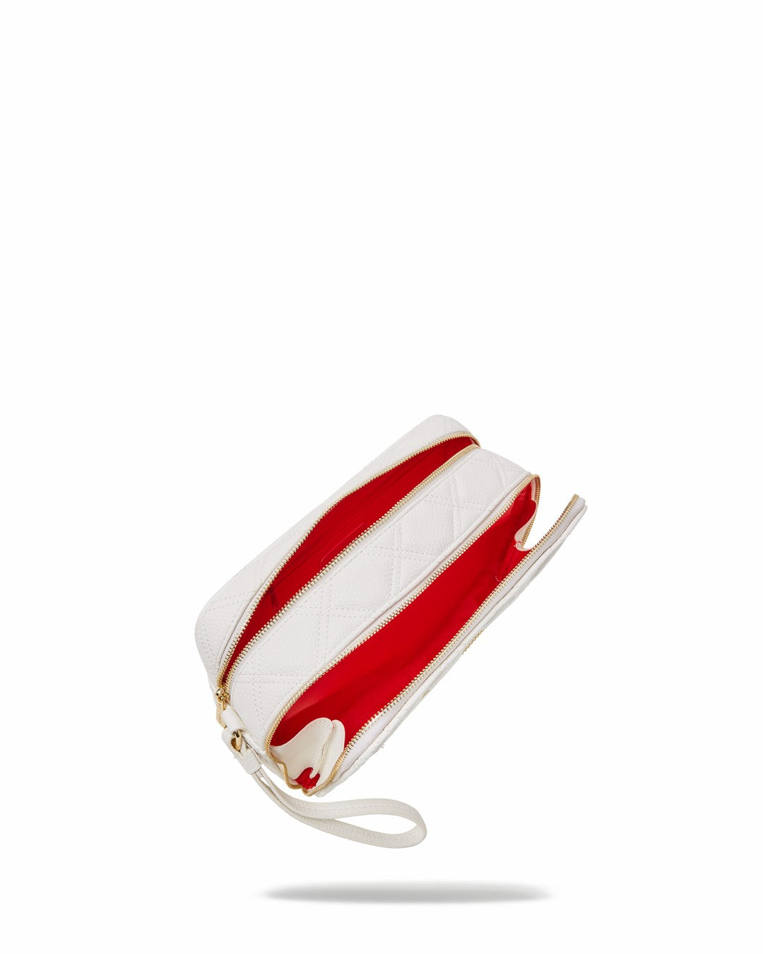 RIVIERA LE BLANC GOLD CHAIN SHARK TOILETRY BAG