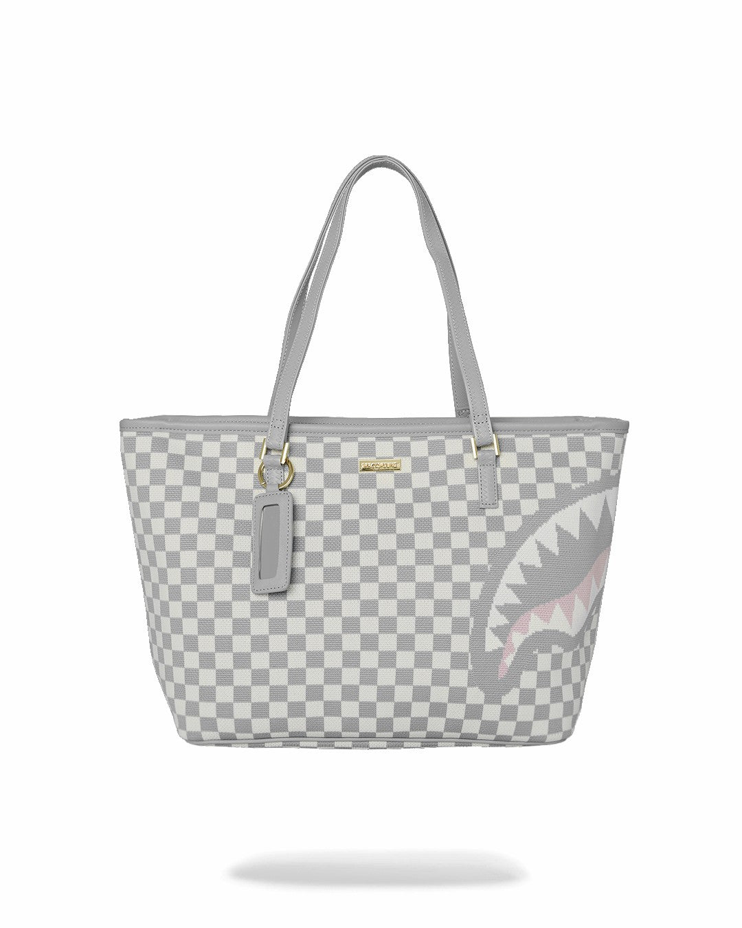 KNIT SHARKS IN PARIS IN CREAM TOTE