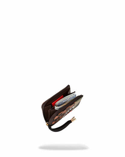 EXTERIOR GOLD ZIP POCKET SHARKS IN PARIS WALLET