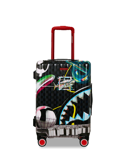 MIND TRIP SHARK DOSE SHARKNAUTICS HARDSHELL CARRY-ON LUGGAGE