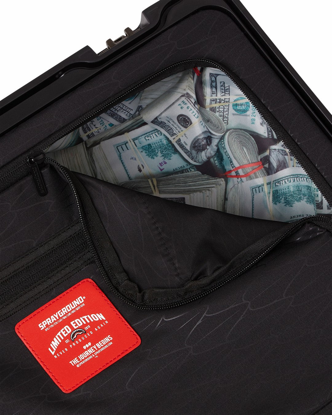 SHARKFINITY STEALTH PILOT SHARKNAUTICS HARDSHELL CARRY-ON LUGGAGE