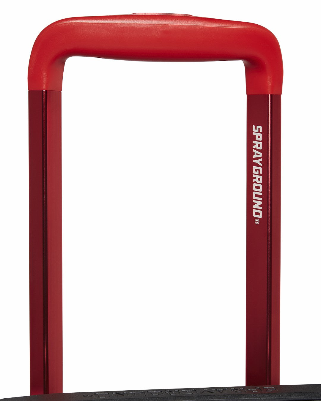 MOLDED SHARKITECTURE RED HARDSHELL CARRY-ON LUGGAGE
