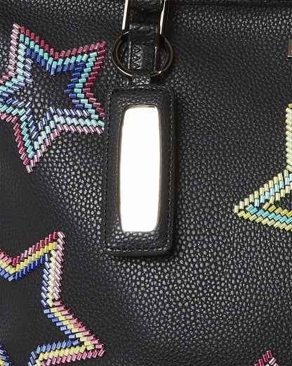 STAR RACER A.I.7 SANDFLOWER COLLAB BEADED TOTE