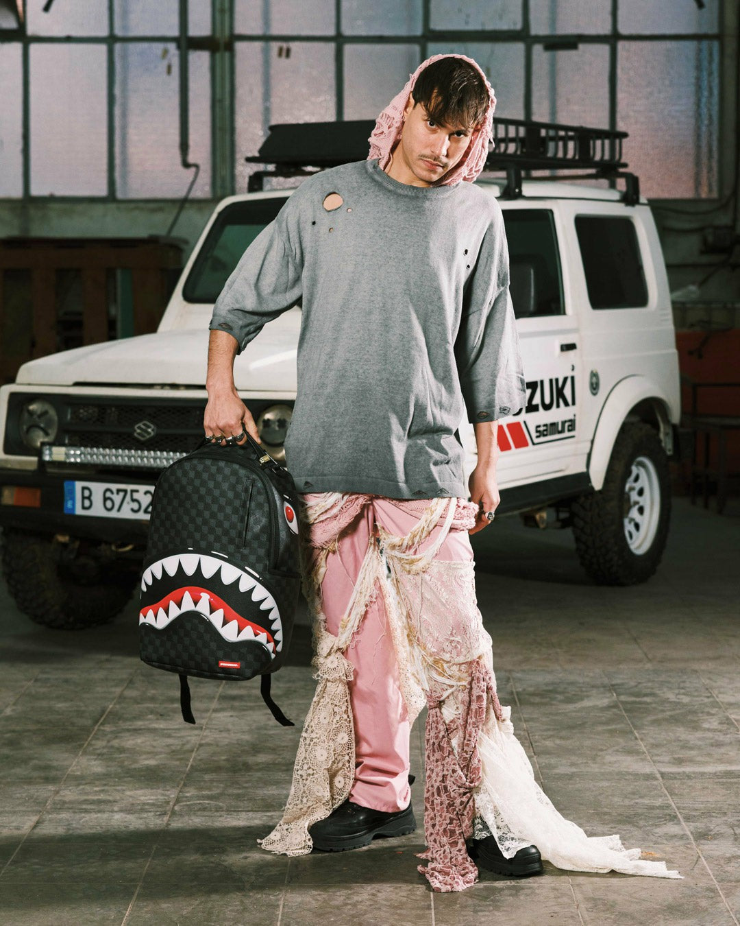 SHARKS IN PARIS HYPER PUFF BACKPACK
