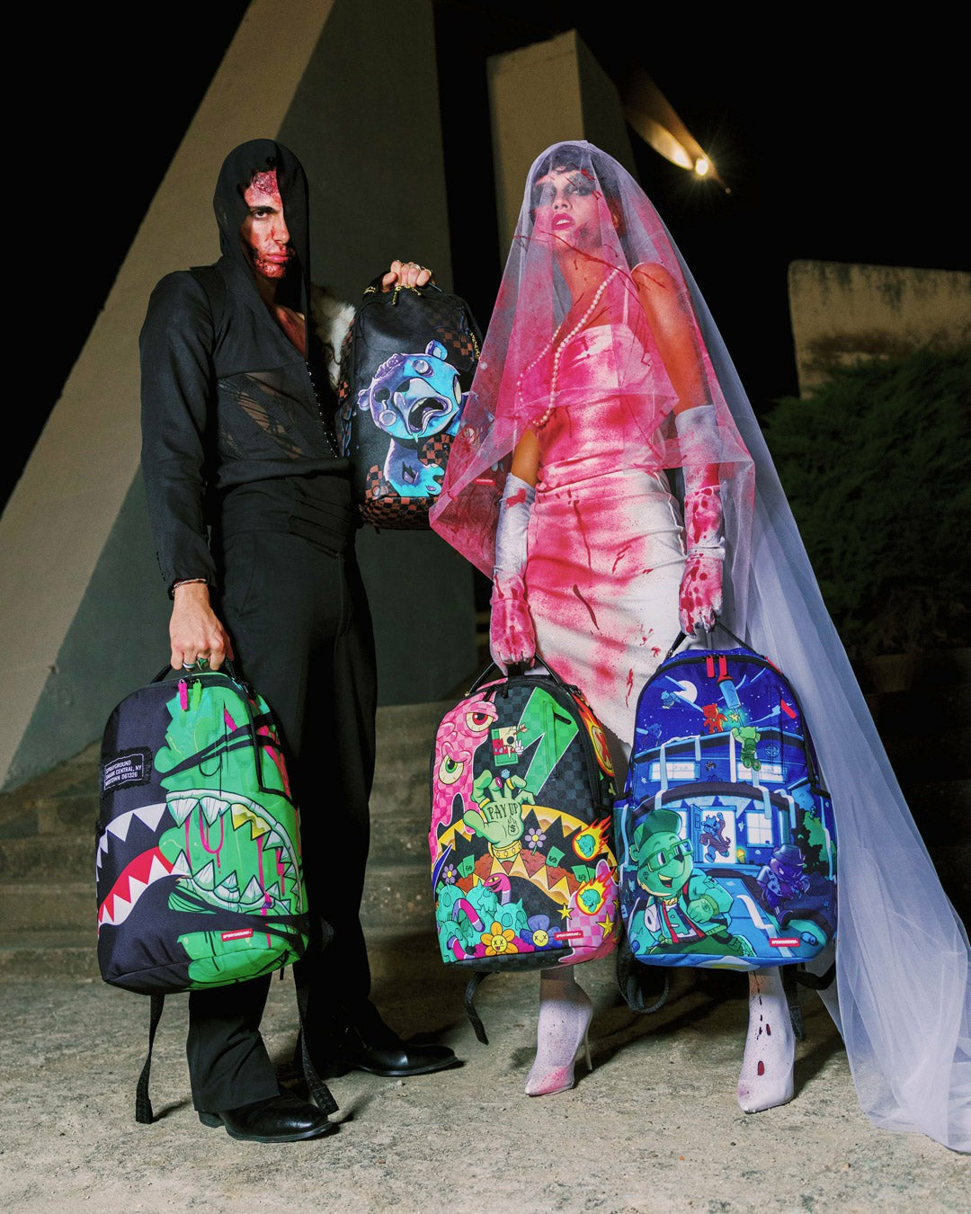 ZOMBIE OOZE SHARK CENTRAL BACKPACK