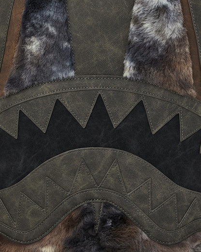 FOUNDATION DAYS FUR COAT SHARK BACKPACK