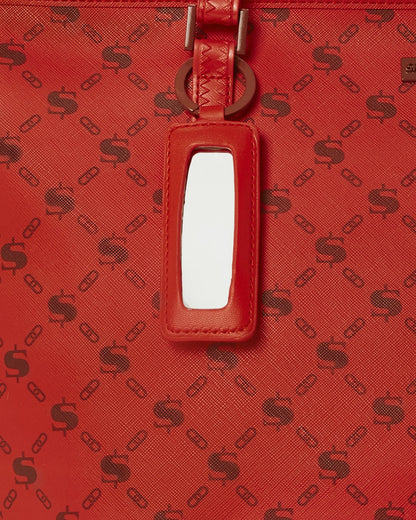 MONEY PATTERN BRICK TOTE