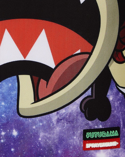 FUTURAMA NIBBLER EAT SHARK DLXR BACKPACK