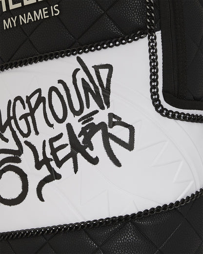 HELLO MY NAME IS 15 YEARS QUILTED BACKPACK (SUPER RARE)