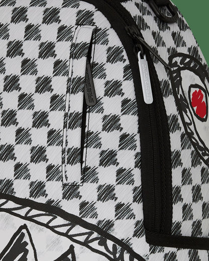 SCRIBBLE DRIBBLE CHECK BACKPACK