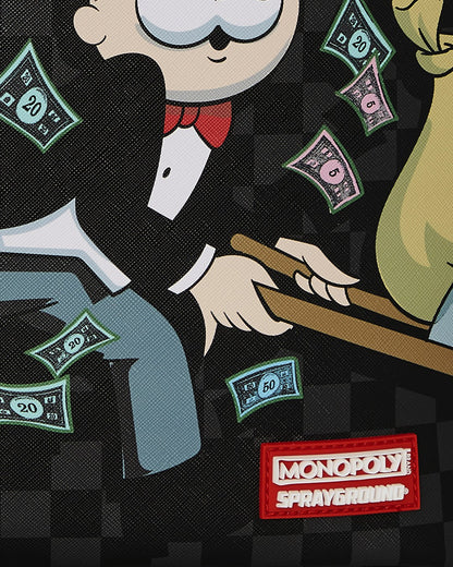MONOPOLY WHEEL BARREL BACKPACK