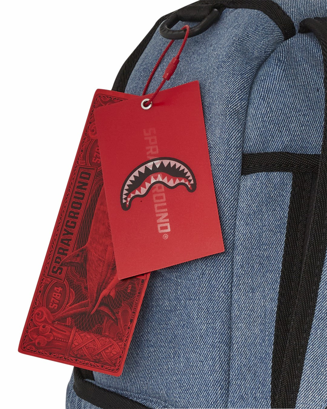 STONE WASH 3D SHARK BACKPACK