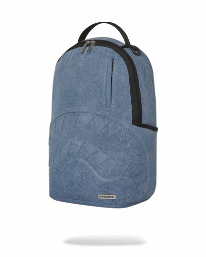 STONE WASH 3D SHARK BACKPACK