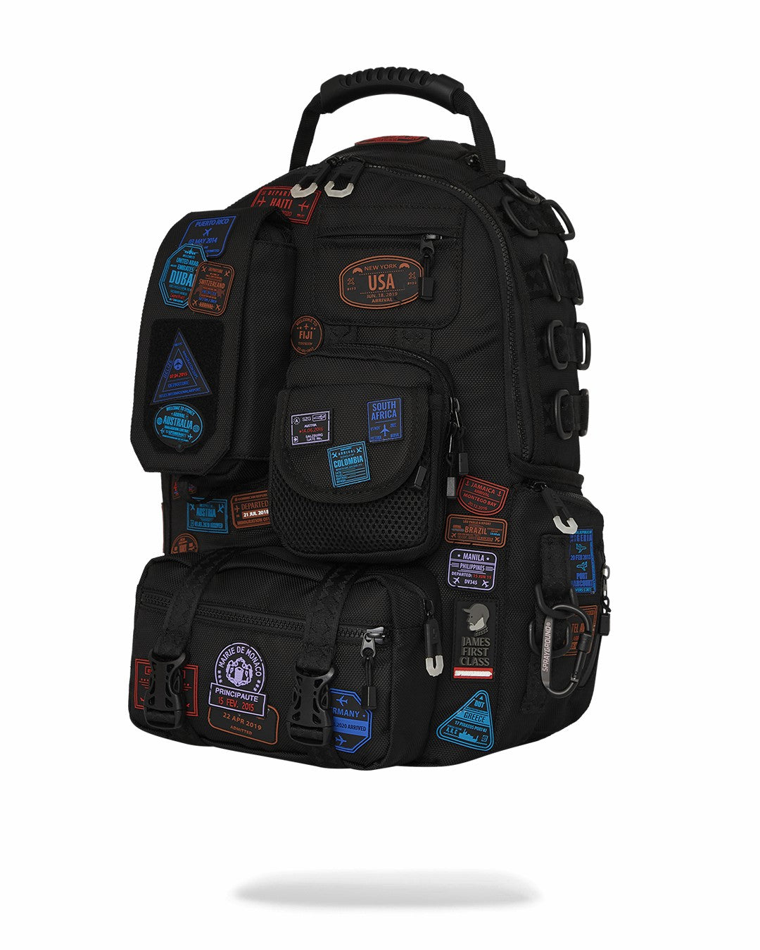 JAMES FIRST CLASS I GOT THESE STAMPS BACKPACK